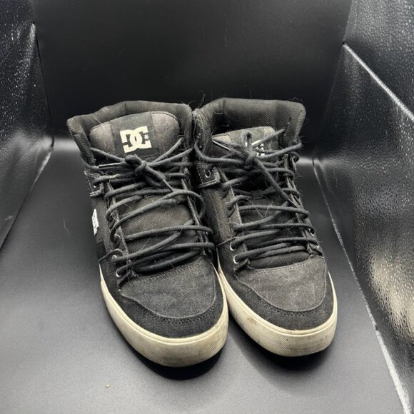 DC Shoes Pure High-Top WC TX LE Men’s Size 12 Black/White Skate Shoes - Picture 1 of 4